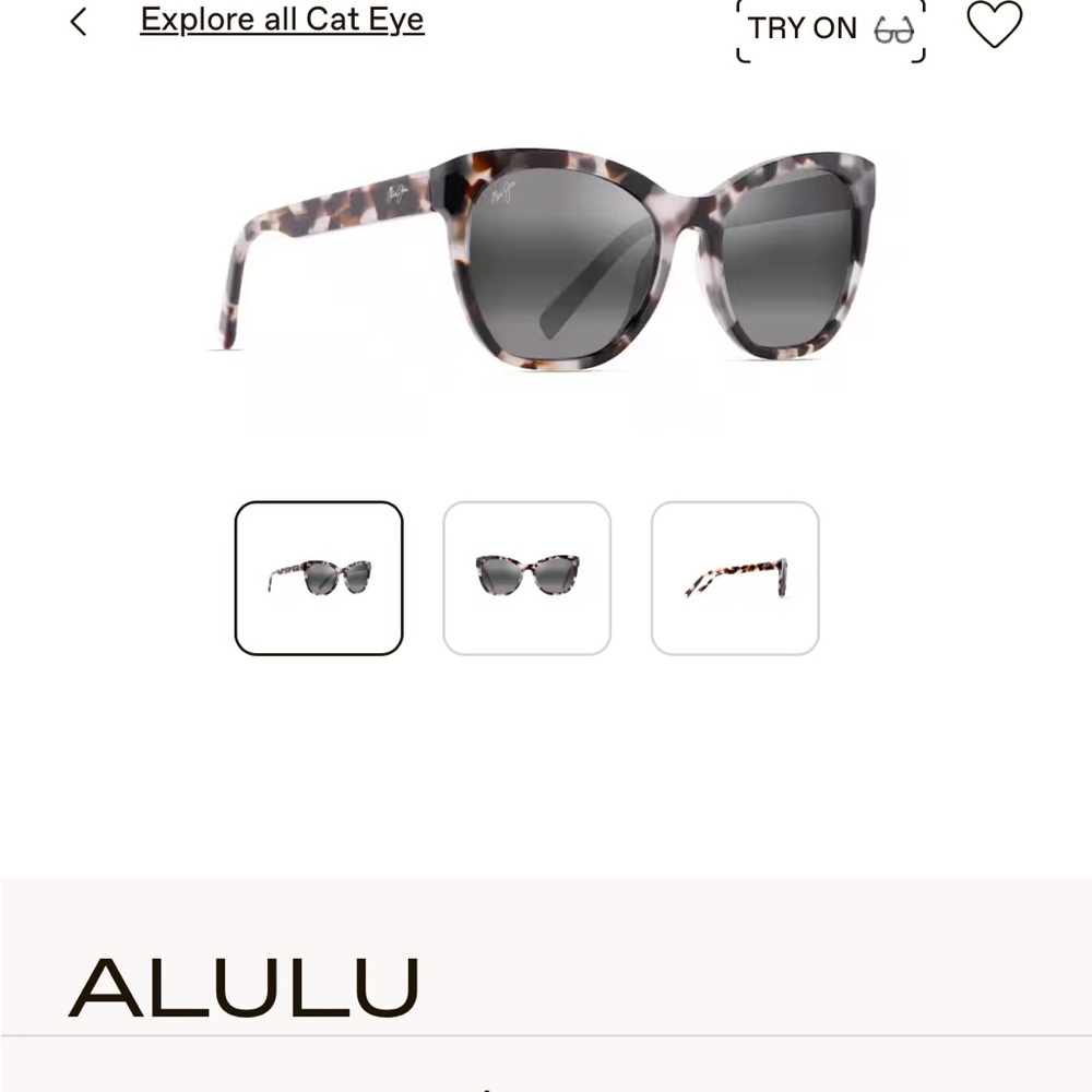 Alulu Cat Eye Tortoise Sunglasses